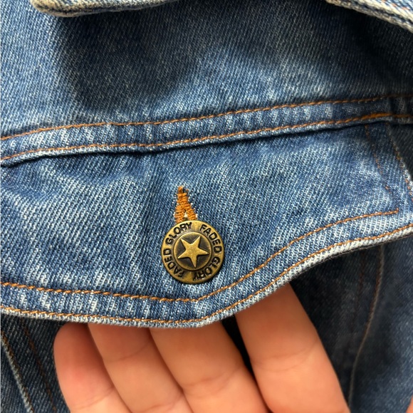 Faded glory denim/sweater jacket - Picture 5 of 9
